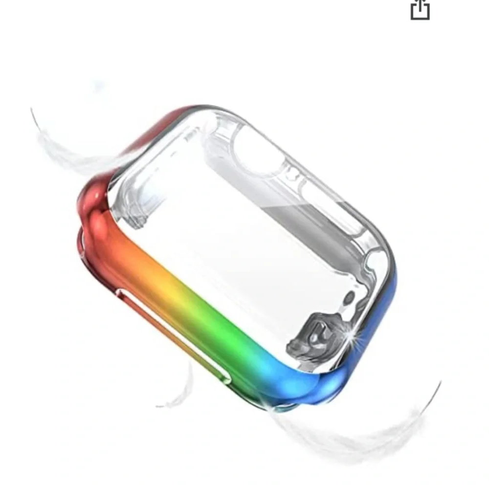 40mm Apple Smart Watch Series 5 Protective Case Rainbow Colorful Bumper